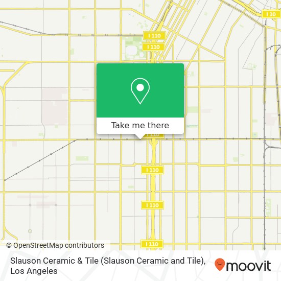 Mapa de Slauson Ceramic & Tile