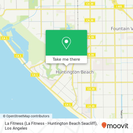 La Fitness (La Fitness - Huntington Beach Seacliff) map