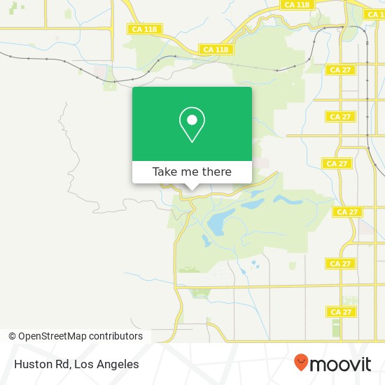 Huston Rd map