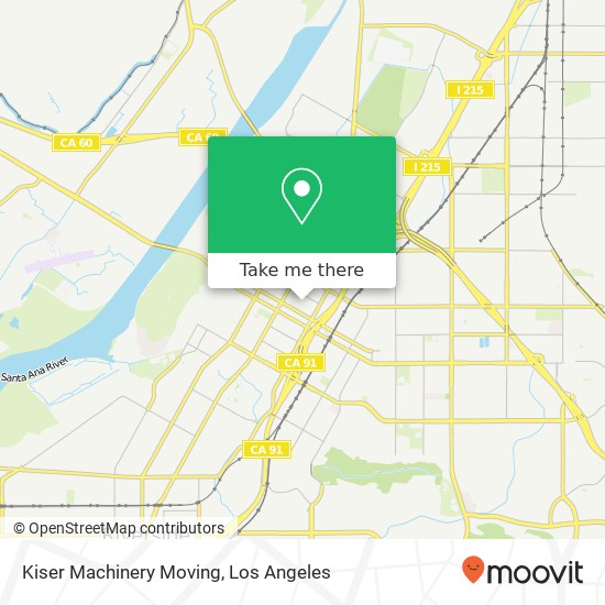 Kiser Machinery Moving map