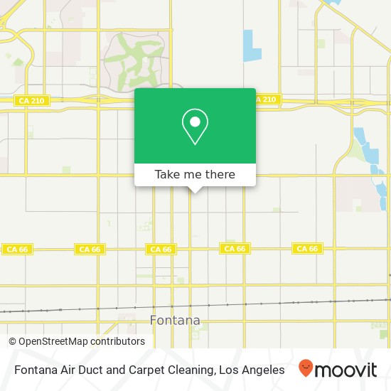 Mapa de Fontana Air Duct and Carpet Cleaning