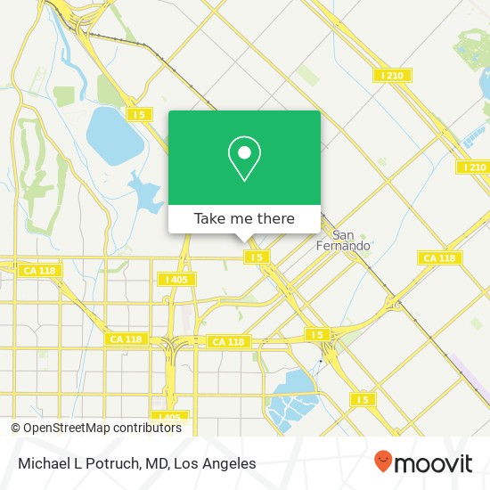 Michael L Potruch, MD map