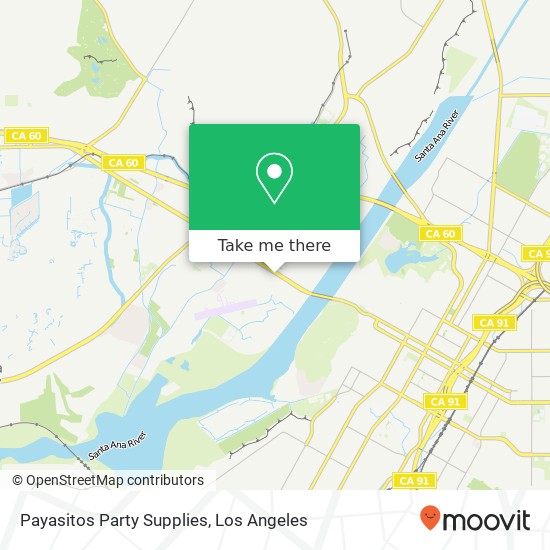 Payasitos Party Supplies map