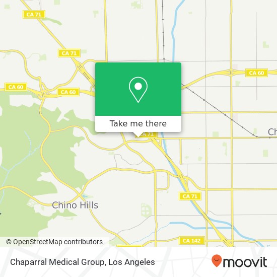 Chaparral Medical Group map