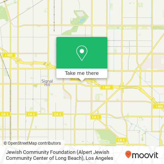 Mapa de Jewish Community Foundation (Alpert Jewish Community Center of Long Beach)