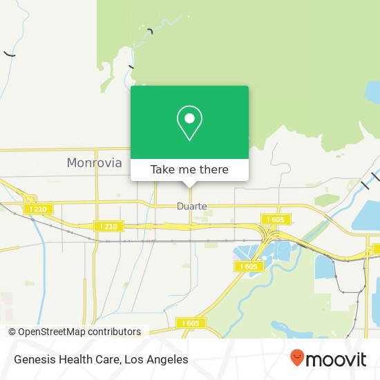 Genesis Health Care map