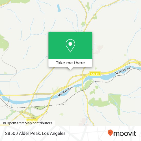 Mapa de 28500 Alder Peak