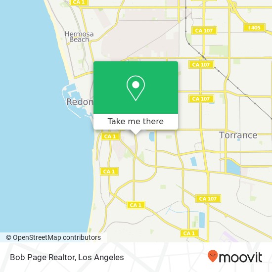 Bob Page Realtor map