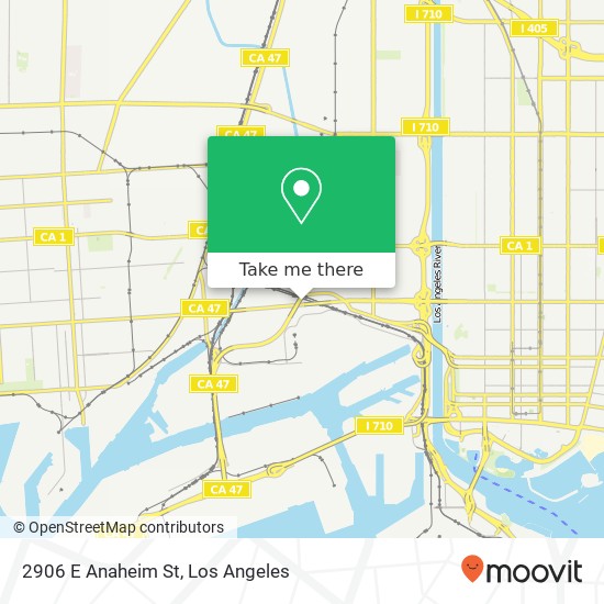 2906 E Anaheim St map