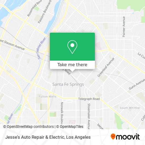 Jesse's Auto Repair & Electric map