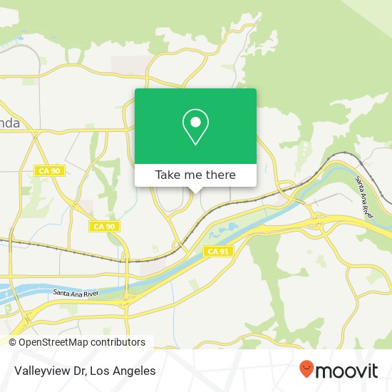 Mapa de Valleyview Dr