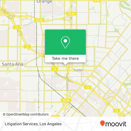Litigation Services map