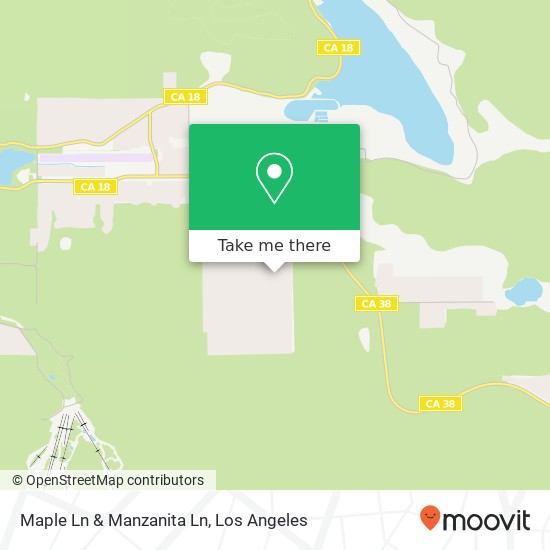 Mapa de Maple Ln & Manzanita Ln
