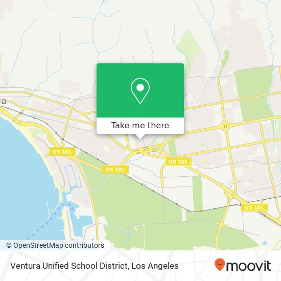 Mapa de Ventura Unified School District
