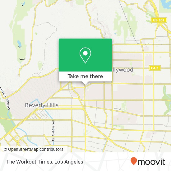 The Workout Times map