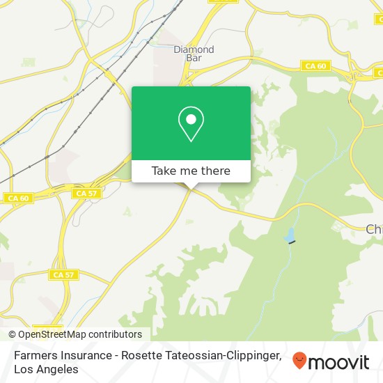Farmers Insurance - Rosette Tateossian-Clippinger map