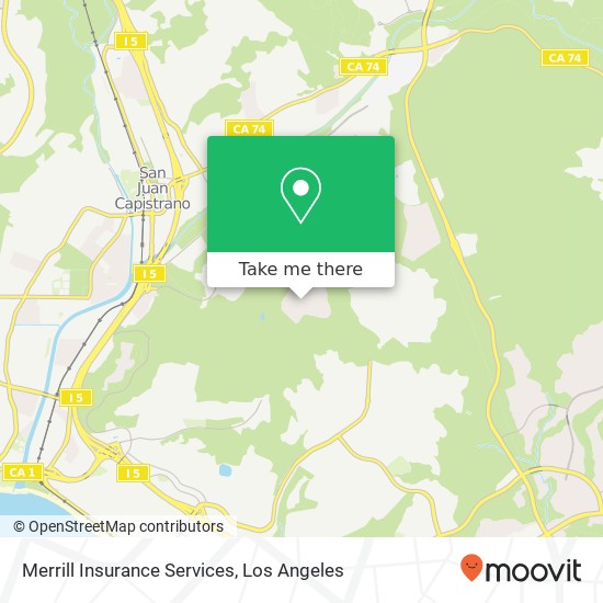 Merrill Insurance Services map