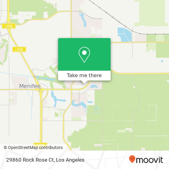 Mapa de 29860 Rock Rose Ct