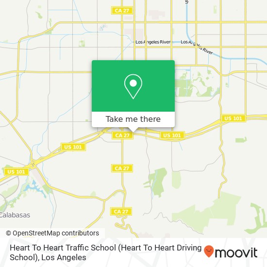 Heart To Heart Traffic School map