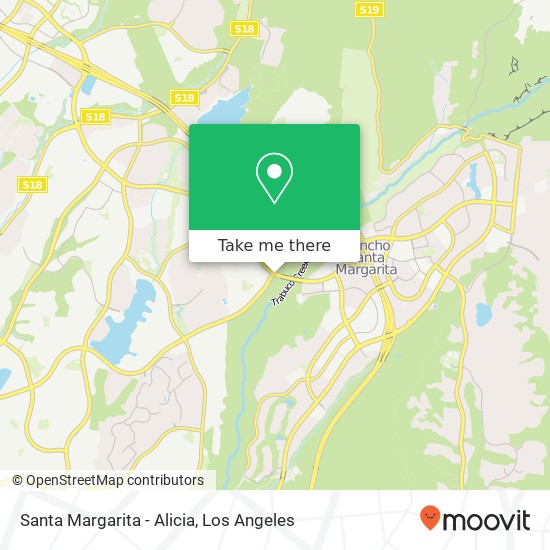Mapa de Santa Margarita - Alicia