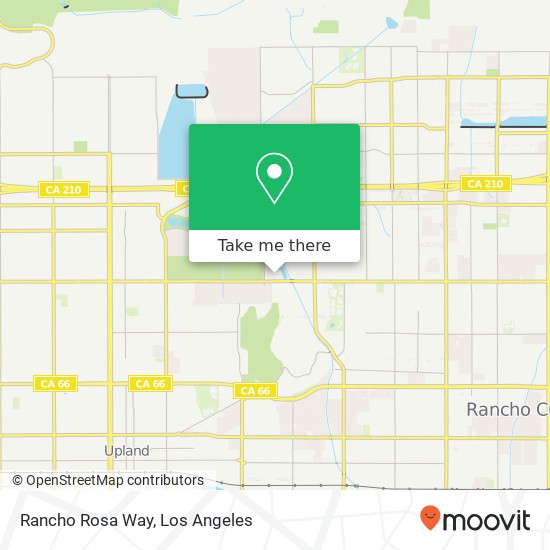Rancho Rosa Way map
