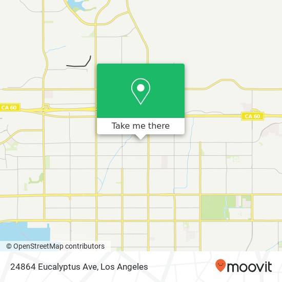 Mapa de 24864 Eucalyptus Ave