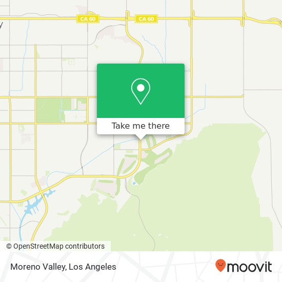 Moreno Valley map