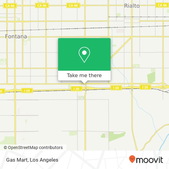 Gas Mart map