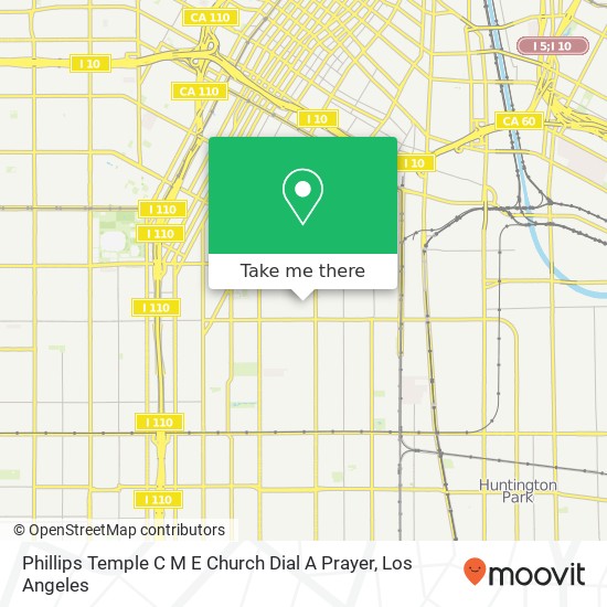 Mapa de Phillips Temple C M E Church Dial A Prayer
