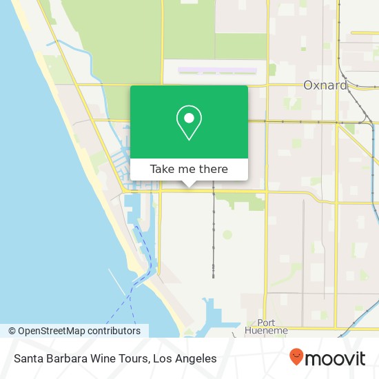 Santa Barbara Wine Tours map