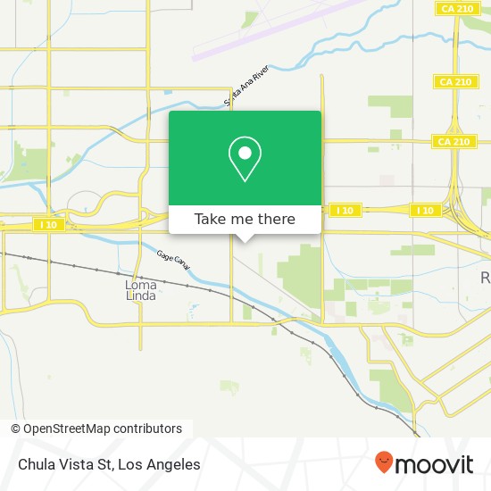 Chula Vista St map