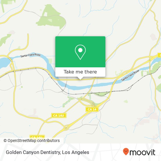 Mapa de Golden Canyon Dentistry