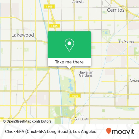 Mapa de Chick-fil-A (Chick-fil-A Long Beach)