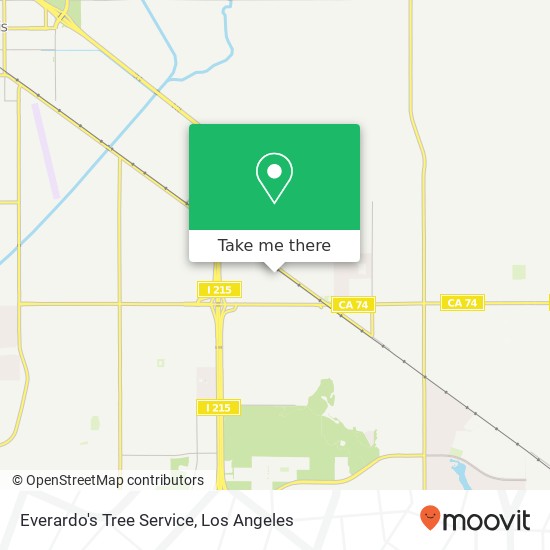 Everardo's Tree Service map