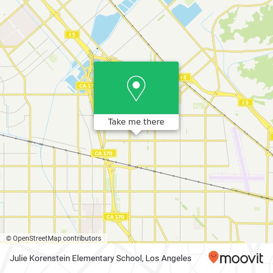 Julie Korenstein Elementary School map