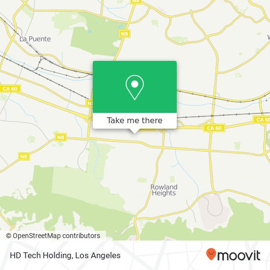 Mapa de HD Tech Holding