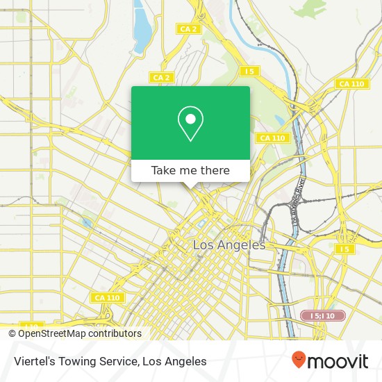 Viertel's Towing Service map