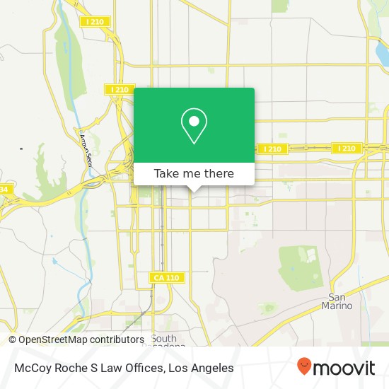 Mapa de McCoy Roche S Law Offices