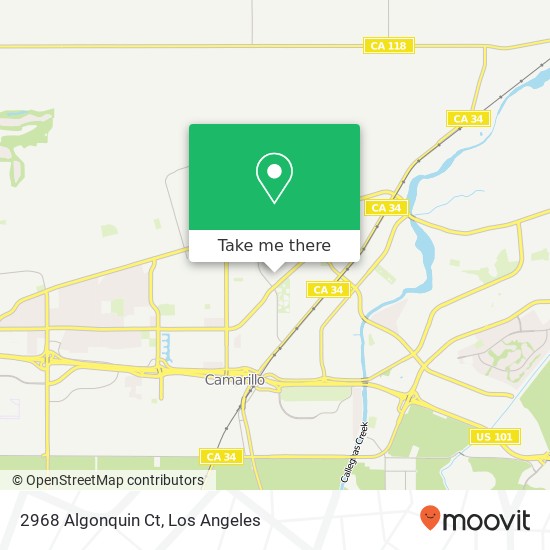 2968 Algonquin Ct map