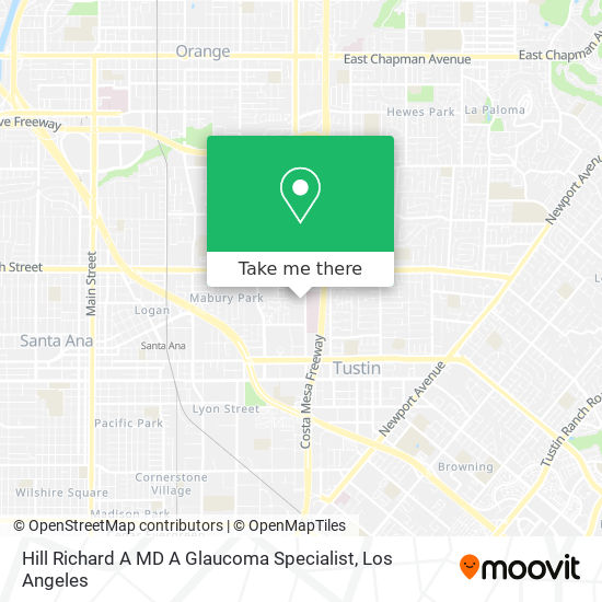 Hill Richard A MD A Glaucoma Specialist map