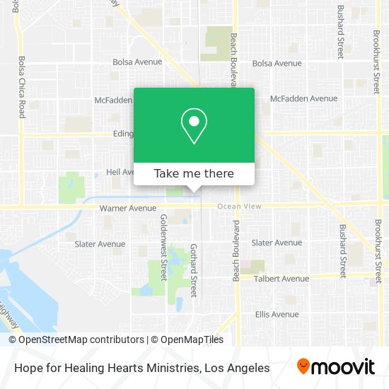 Hope for Healing Hearts Ministries map