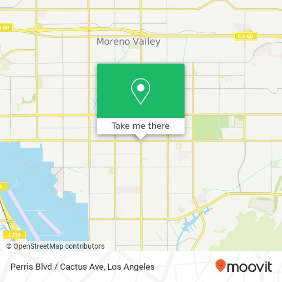 Perris Blvd / Cactus Ave map