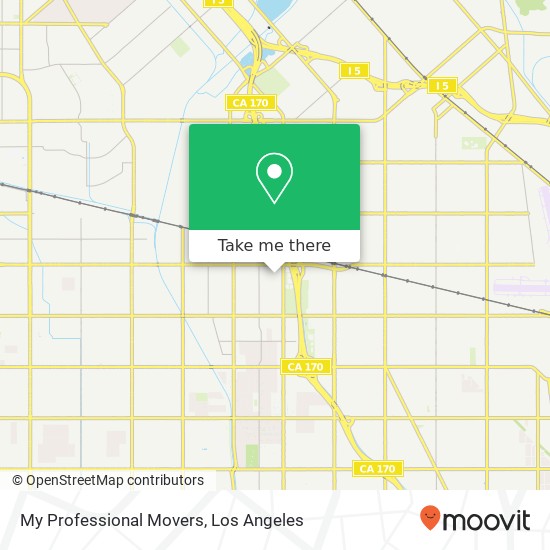 My Professional Movers map