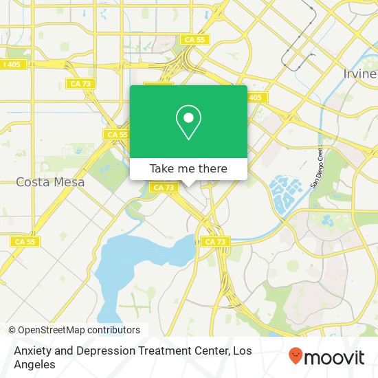 Anxiety and Depression Treatment Center map