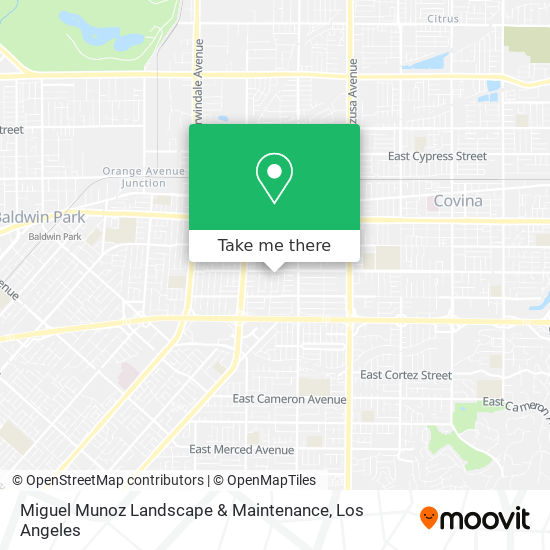 Miguel Munoz Landscape & Maintenance map