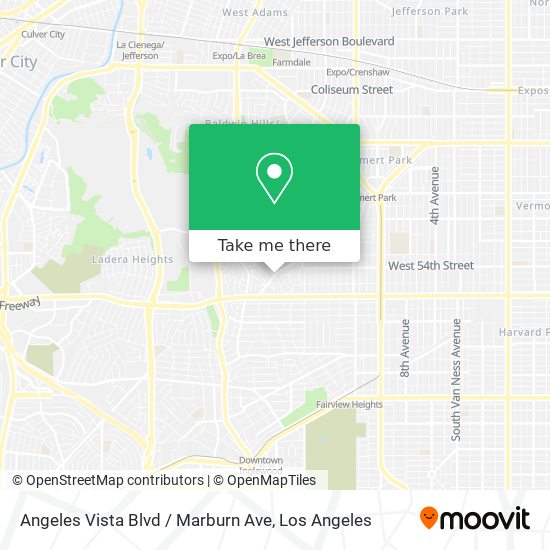Angeles Vista Blvd / Marburn Ave map