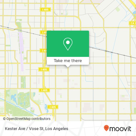 Kester Ave / Vose St map