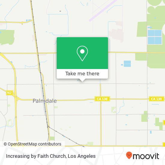 Mapa de Increasing by Faith Church