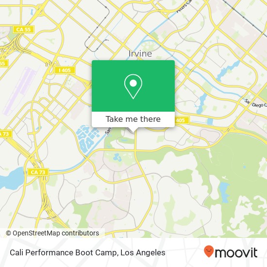 Cali Performance Boot Camp map