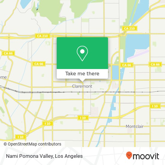 Nami Pomona Valley map